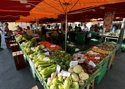 Marché à Lausanne