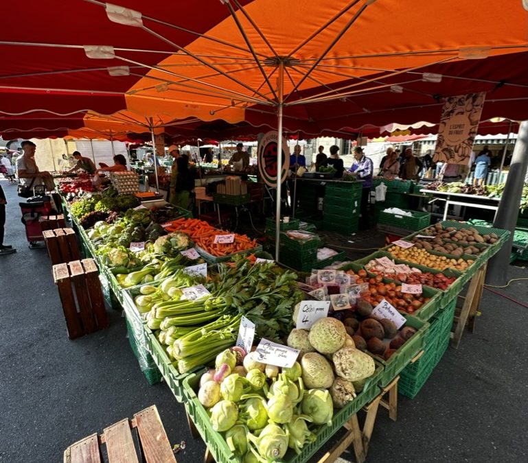 Marché à Lausanne